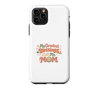 Custodia per iPhone 11 Pro Le mie più grandi benedizioni chiamami mamma, perfetta per la festa della mamma