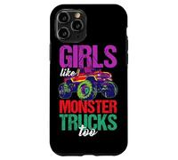 Custodia per iPhone 11 Pro Le ragazze adorano anche i camion dei mostri