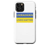 Custodia per iPhone 11 Pro Le vite ucraine contano gratis Ucraina Libertà Pace Solidarietà
