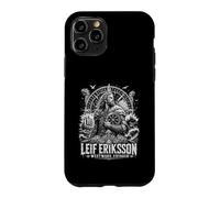 Custodia per iPhone 11 Pro Leif Eriksson Westward Voyager, esploratore vichingo norvegese