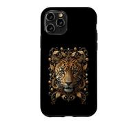 Custodia per iPhone 11 Pro Leopardo Giungla Africana Predator Safari Animali Selvatici