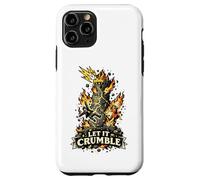 Custodia per iPhone 11 Pro Let It Crumble Tarocchi Torre Lightning Art