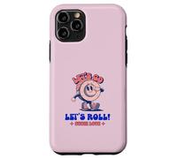 Custodia per iPhone 11 Pro Let's Go Let's Roll Sushi Love (Grafica divertente)