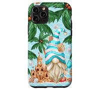 Custodia per iPhone 11 Pro Life Is Better At The Beach For Summer Lover Funny Gnome