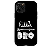 Custodia per iPhone 11 Pro Lil Bro, Little Bro, Best Brother Ever Novelty Graphic Cool