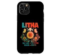 Custodia per iPhone 11 Pro Litha Wheel Of The Year Wicca Wiccan Paganesimo Midsummer