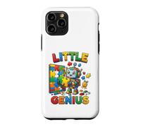 Custodia per iPhone 11 Pro Little Genius Robot Puzzle Builder Design per bambini