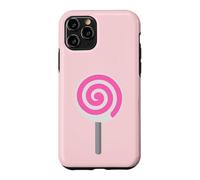 Custodia per iPhone 11 Pro Lollipop Sucker Lollypop costume rosa per Candy Lover