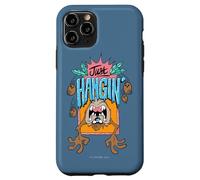 Custodia per iPhone 11 Pro Looney Tunes Taz Just Hanging
