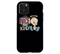 Custodia per iPhone 11 Pro Looney Tunes Tweety Nice To Be Kind