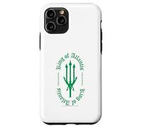 Custodia per iPhone 11 Pro Lords of Atlantis Aquaman Tridente Circle Emblema