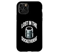 Custodia per iPhone 11 Pro Lost In The Socketverse - Presa da 10 mm, per meccanici di auto