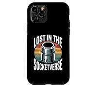Custodia per iPhone 11 Pro Lost In The Socketverse - Presa da 10 mm, per meccanici di auto