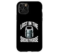 Custodia per iPhone 11 Pro Lost In The Socketverse - Presa da 10 mm, per meccanici di auto