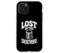 Custodia per iPhone 11 Pro Lost In The Socketverse - Presa da 10 mm, per meccanici di auto