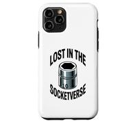 Custodia per iPhone 11 Pro Lost In The Socketverse - Presa da 10 mm, per meccanici di auto