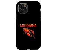 Custodia per iPhone 11 Pro Louisiana Lobster Cajun Seafood Lover Vintage Travel