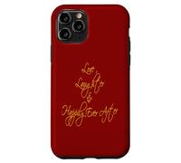 Custodia per iPhone 11 Pro Love Laughter And Happily Ever After - Citazione romantica