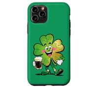 Custodia per iPhone 11 Pro Lucky Clover Parade Allegro Design irlandese