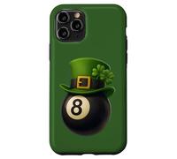 Custodia per iPhone 11 Pro Lucky Eight 8 Ball Shirt with Shamrock and Four Leaf Clover