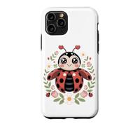 Custodia per iPhone 11 Pro Lucky Little Ladybug Bug Insect Garden Cute