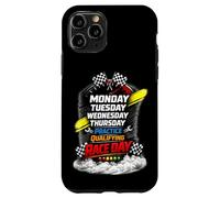 Custodia per iPhone 11 Pro Lunedì Martedì Giovedi Allenamento Qualifying Race Day