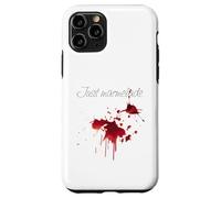 Custodia per iPhone 11 Pro macchia rossa con marmellata umorismo shock mamma