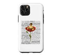 Custodia per iPhone 11 Pro Maglia 25 aprile Festa della liberazione Memoria Storica