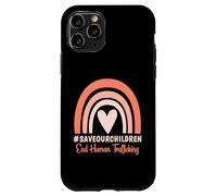 Custodia per iPhone 11 Pro Maglia Save our Children e sensibilizzazione sulla tratta di esseri umani