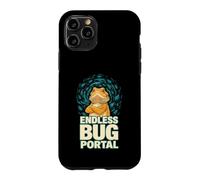 Custodia per iPhone 11 Pro Maglietta Bearded Dragon Rettile Endless Bug Portal