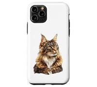 Custodia per iPhone 11 Pro Majestic Maine Coon - Ritratto di animali felini