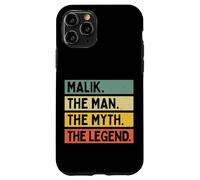 Custodia per iPhone 11 Pro Malik The Man The Myth The Legend Citazione personalizzata divertente