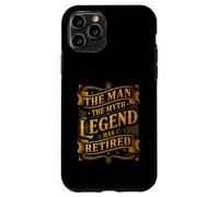 Custodia per iPhone 11 Pro Man The Myth Legend ha ritirato il veterano della pensione