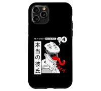 Custodia per iPhone 11 Pro Manga Horror Anime Style Design Giapponese Edgy Ghostly Demon