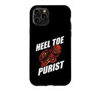 Custodia per iPhone 11 Pro Manual Transmission Heel Toe Purist Three Pedals Gearbox
