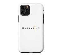 Custodia per iPhone 11 Pro Maranatha citazione greca vieni signore gesù