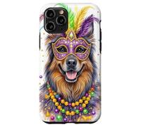 Custodia per iPhone 11 Pro Mardi Gras Belgian Tervuren Dog