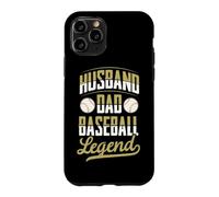 Custodia per iPhone 11 Pro Marito Papà Baseball Leggenda Padri Giorno