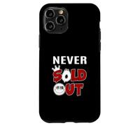 Custodia per iPhone 11 Pro Maroon Rosso Borgogna Never Sold Out Grafica Borgogna
