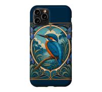Custodia per iPhone 11 Pro Martin Pescatore - Kingfisher Art Nouveau