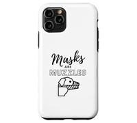 Custodia per iPhone 11 Pro Masks Are Muzzles Funny Dog Mask For Human Sheep Muzzle MASK