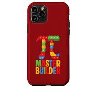 Custodia per iPhone 11 Pro Master Builder Pi Simbolo Pi Mattoni Pi Blocchi Brick Builder