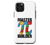 Custodia per iPhone 11 Pro Master Builder Pi Simbolo Pi Mattoni Pi Blocchi Happy Pi Day