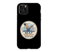 Custodia per iPhone 11 Pro MAT BREATH FOCUS Pilates Tappetino Studio