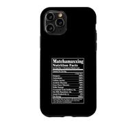 Custodia per iPhone 11 Pro Matchamaxxing Valori nutrizionali Matcha Latte Funny