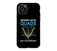 Custodia per iPhone 11 Pro Mathletics Working On My Quads Algebra Algebra Math Teacher