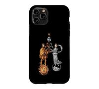 Custodia per iPhone 11 Pro Matrimonio alchemico di Re/Regina Sole & Luna