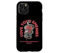 Custodia per iPhone 11 Pro Matt 5:44 Salmi ispiratori Cristianesimo