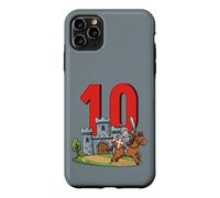 Custodia per iPhone 11 Pro Max 10 Anni Bambini Compleanno Guerriero Ragazzo Cavaliere Medievale