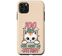 Custodia per iPhone 11 Pro Max 100 giorni in cui devi essere un gattino, simpatici bambini del centesimo giorno di scuola